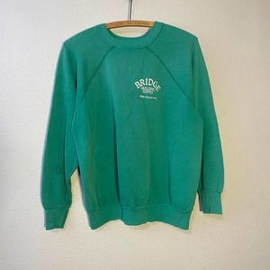 Vintage 70s raglan kelly green sweatshirt